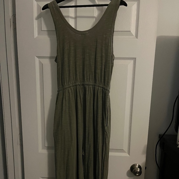 dip Pants - Green Romper